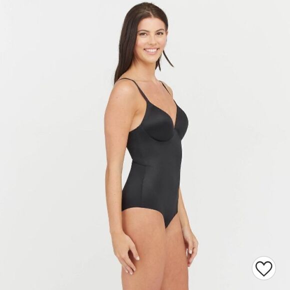 ASSETS BY SPANX Flawless Finish Shaping Micro Low Back Cupped Bodysuit 1X - Picture 2 of 10